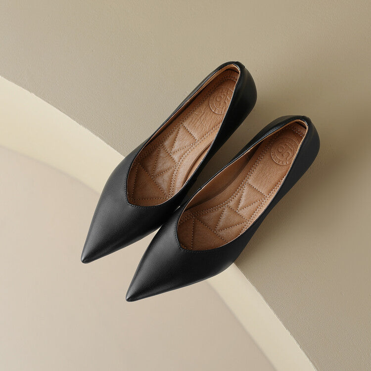 Glamour Line Real Leather Pumps