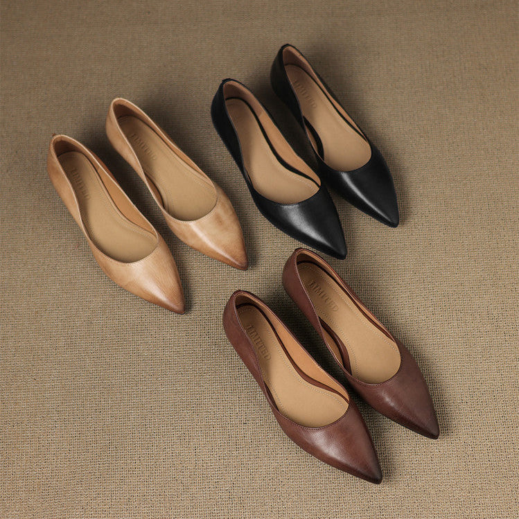 Genuine Leather Ballerinas Arla