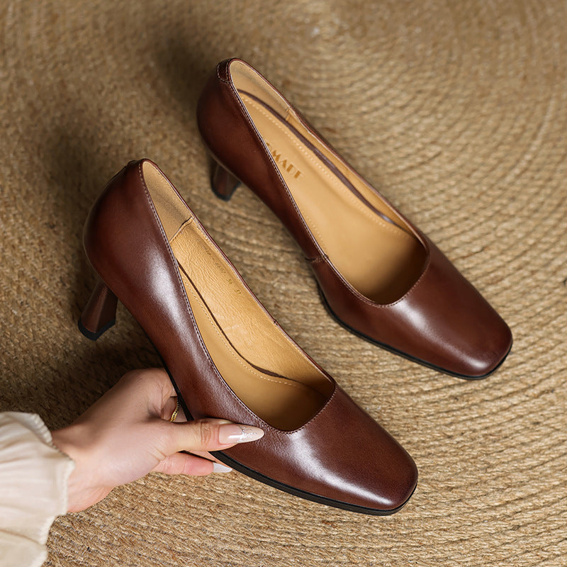 Elviera Leather Pumps