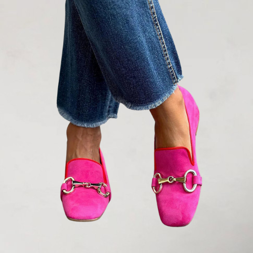 Franca | Moccasin with Golden Buckle