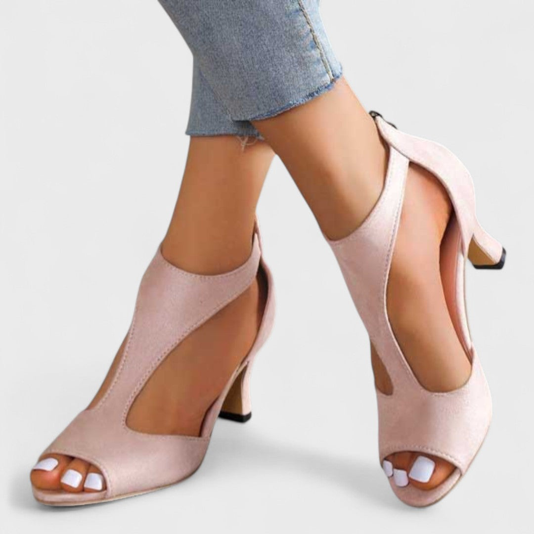 HAZEL | Orthopedic Block Heels for All-Day Comfort and Pain Relief