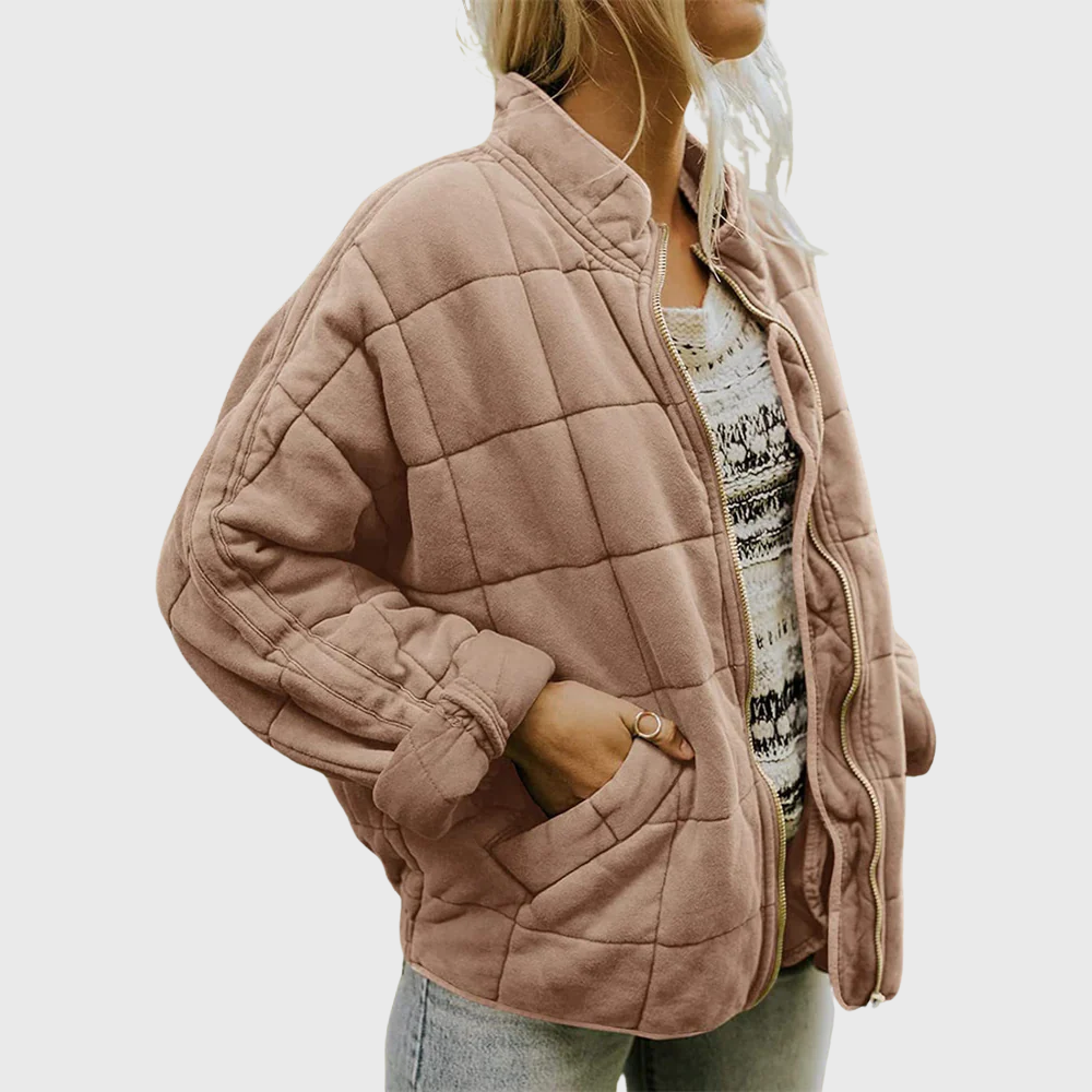 Josiane | Quilted jacket with an elegant oversized fit