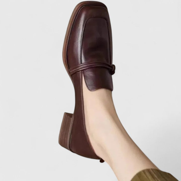Tiziana | Retro Square Toe Loafer