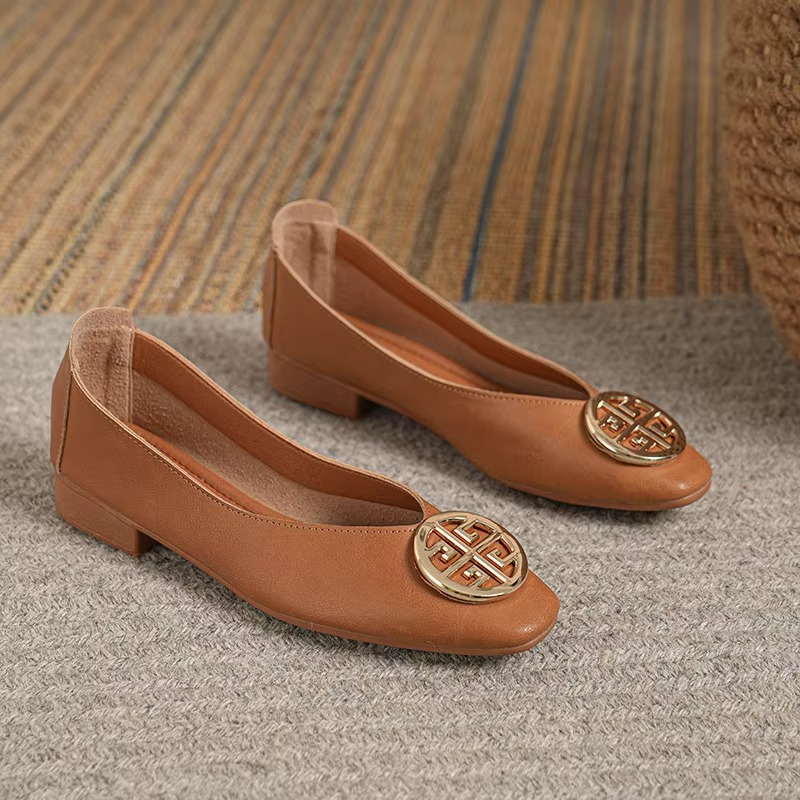 Orchard Leather Ballet Flats