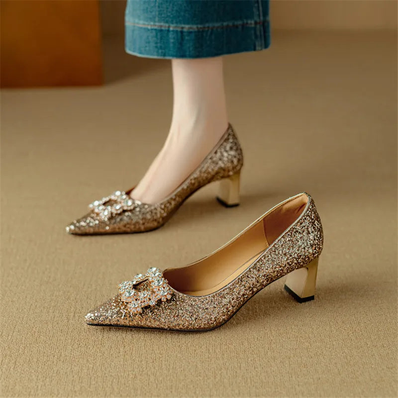 Glitter Pumps