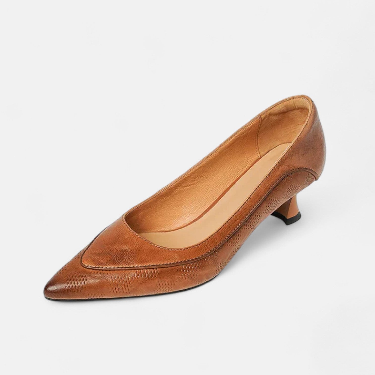 Refined Real Leather Heels