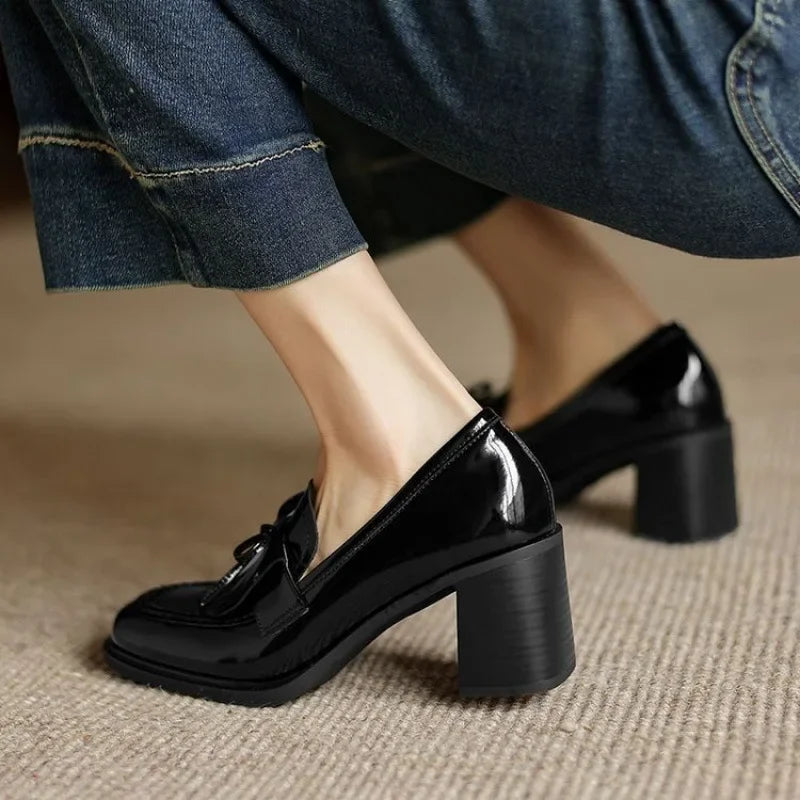 Loafer Real Leather Pumps