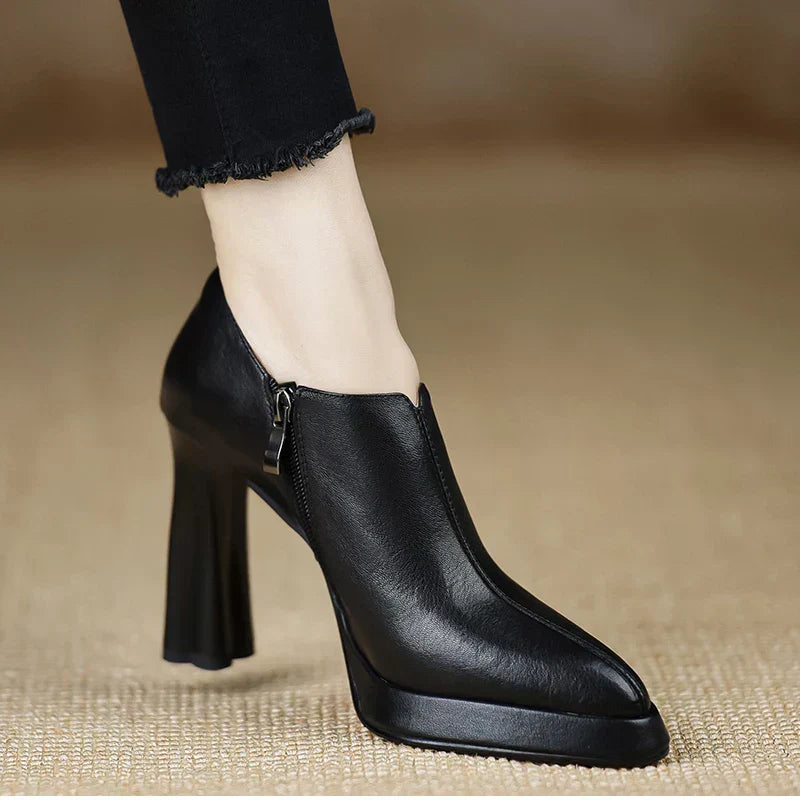Stylish Real Leather Pumps