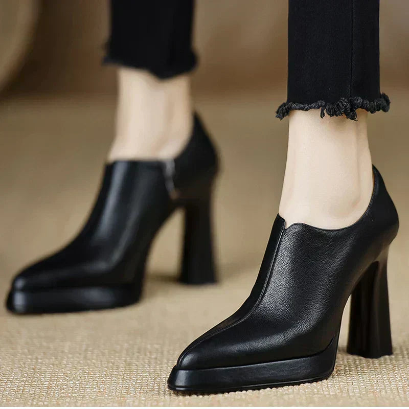 Stylish Real Leather Pumps
