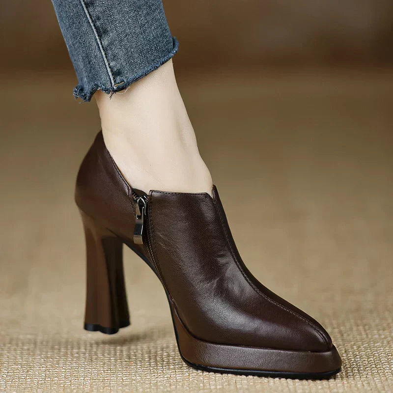 Stylish Real Leather Pumps