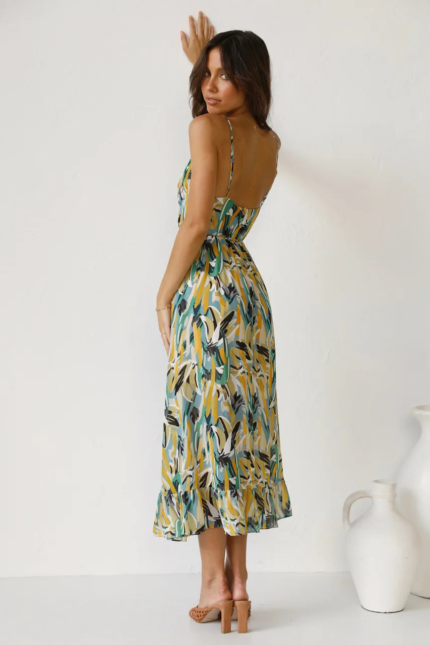 GABRIELLA | Printed Summer Dress with Fresh Comfort and Sunny Style for Free Days