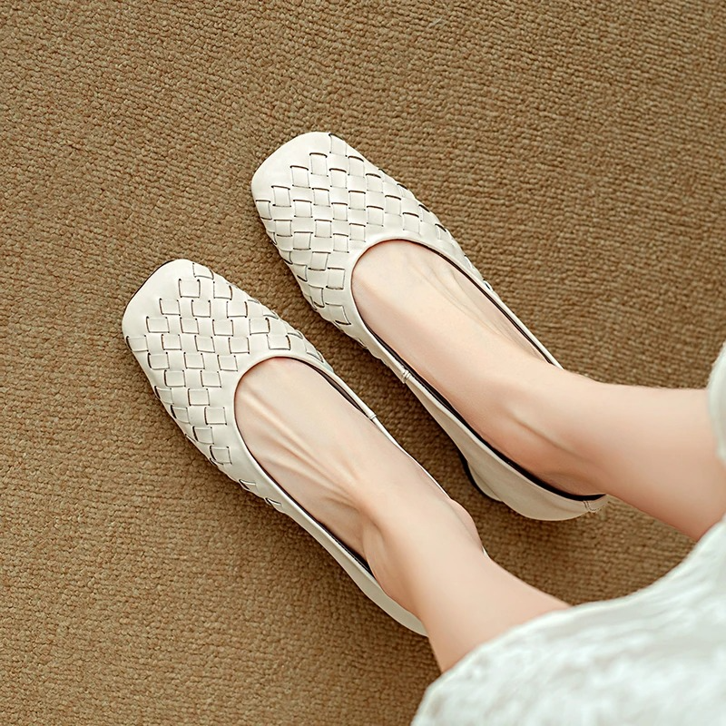 Marcelle Leather Ballet Flats