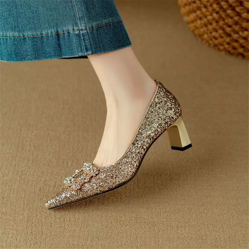 Glitter Pumps
