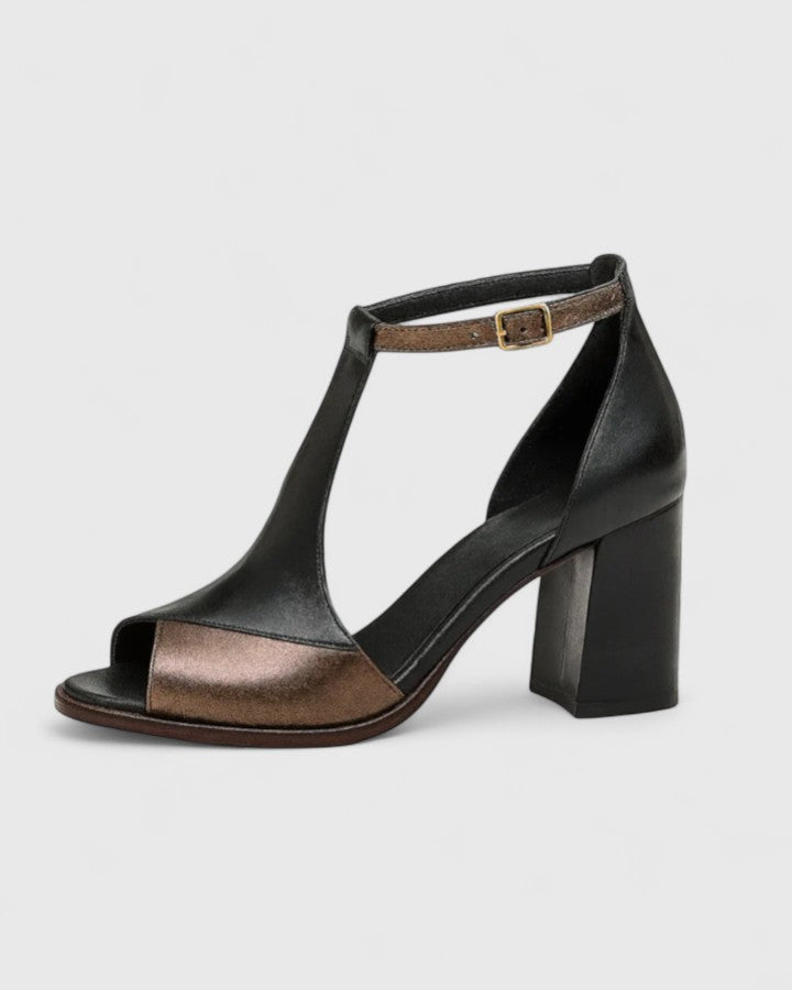 Modern Chic Real Leather Heels