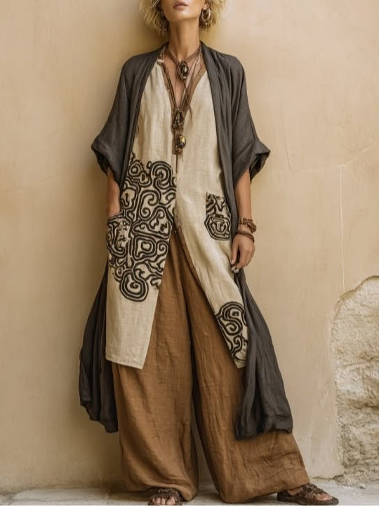 Zara Tribal Pattern Three-piece Set