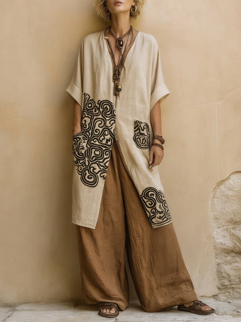 Zara Tribal Pattern Three-piece Set