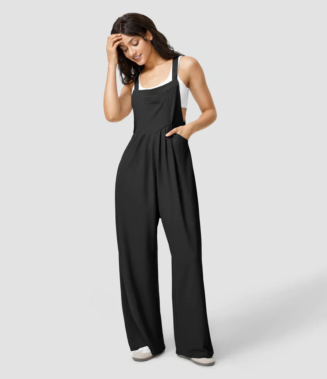 Pants with Adjustable Suspenders LadiVania™
