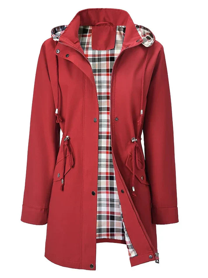 NOOR™ | Women's rain jacket with total protection and modern elegance for everyday use