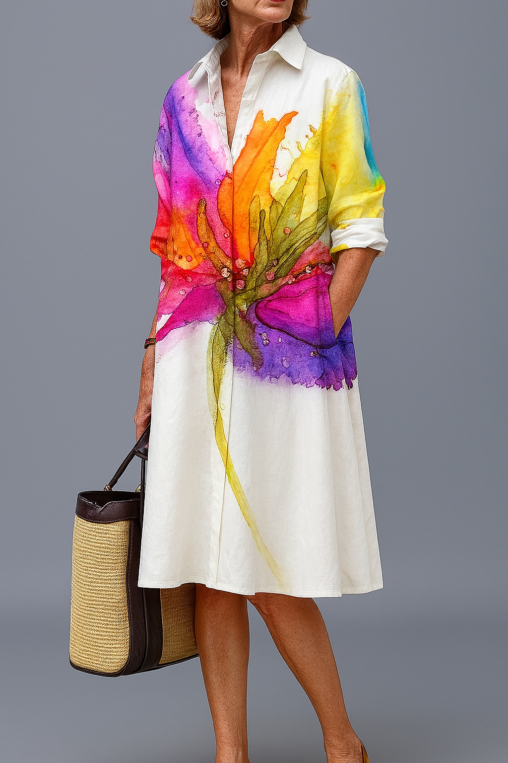 Lydia | Elegant and tailored midi dress