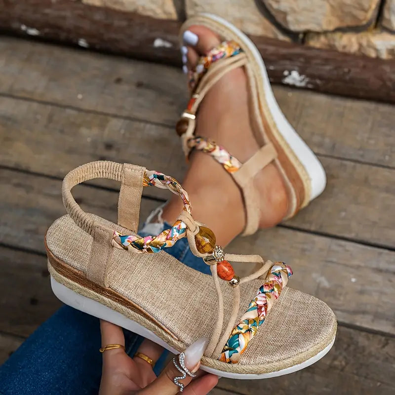 SANNE | Comfortable Low-Heeled Sandals for Every Summer Occasion