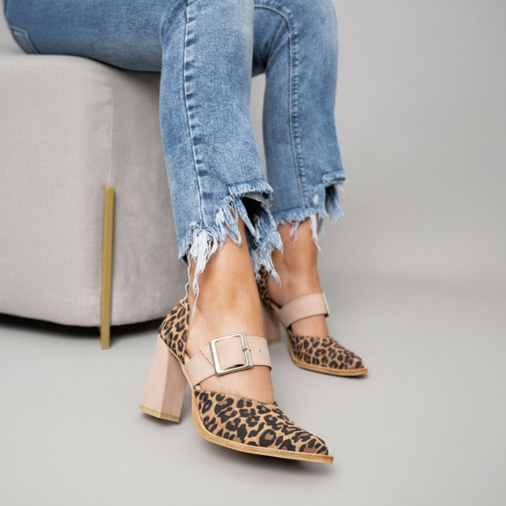 Timeless Elegant Real Leather Heels