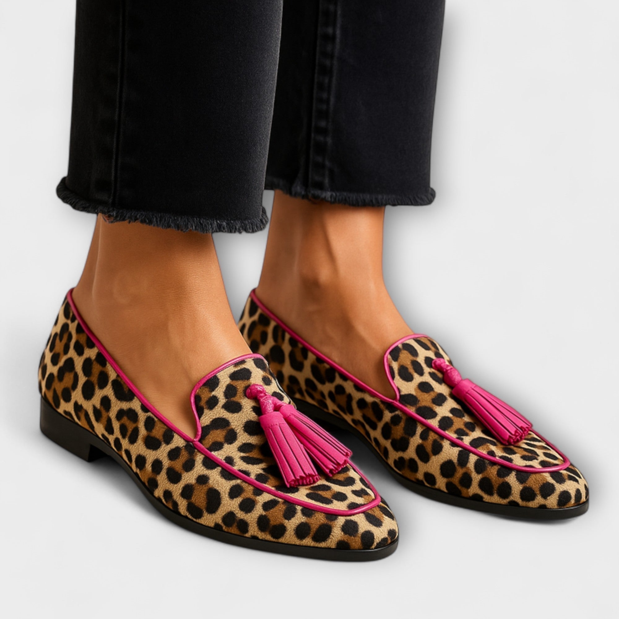 Lana - Sneakers with Pom Poms