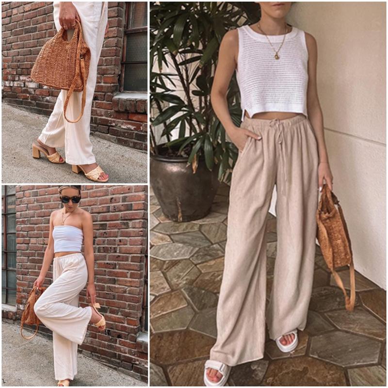 GABRIELLA | Summer Pants with Wide Legs for Maximum Comfort and Elegant Day Style