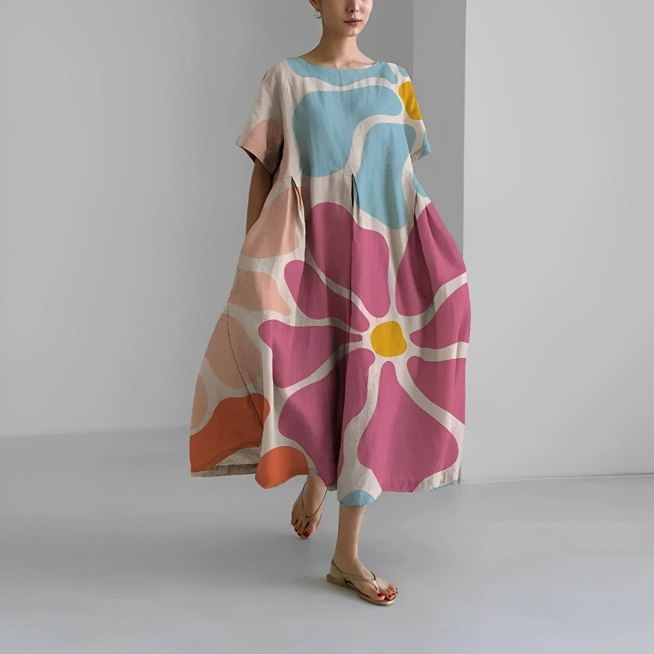 CÉLESTINE | Bohemian Flower Dress for a Natural and Romantic Style