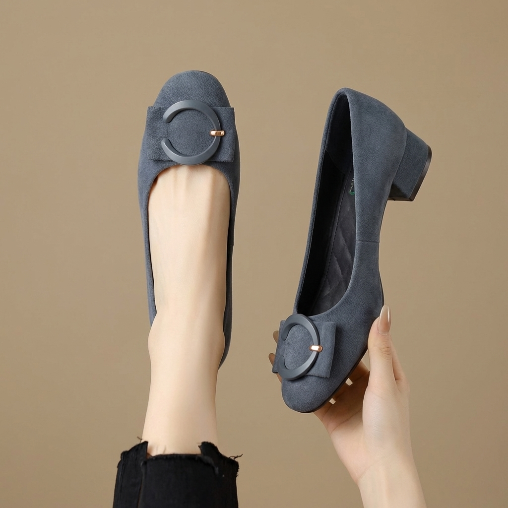 Suede Flats Elise