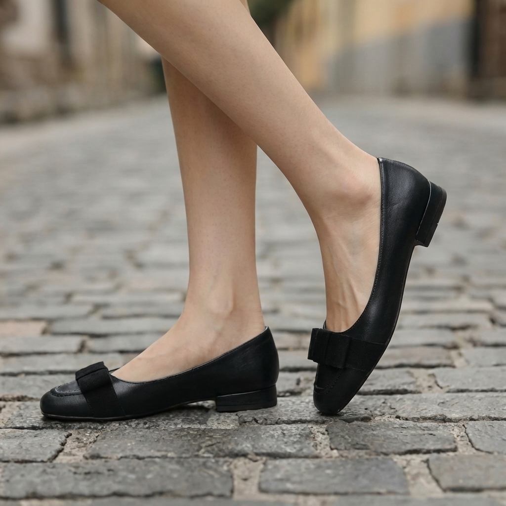 Camille Leather Ballet Flats