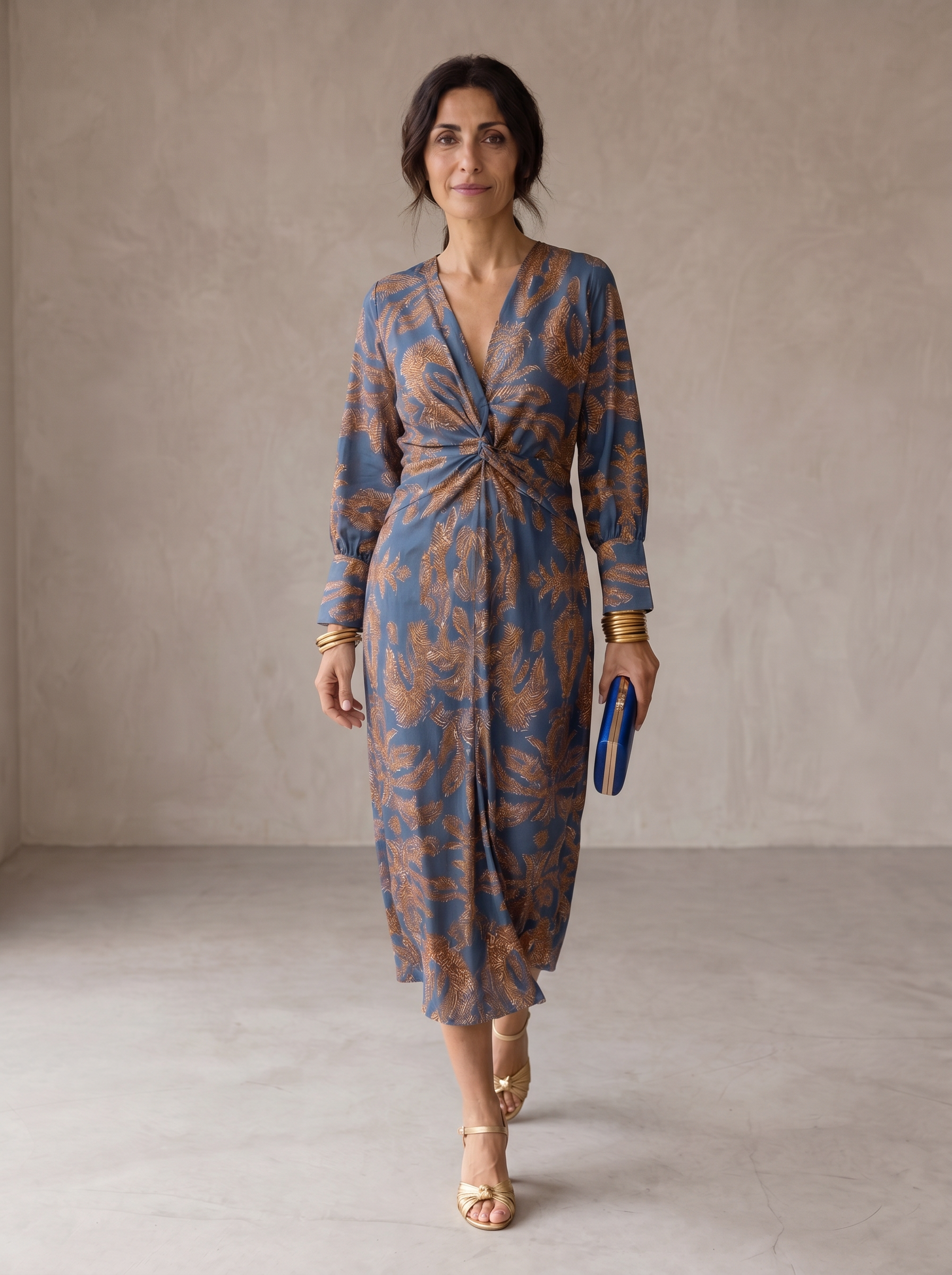 Celeste | Midi Dress Floral Elegance