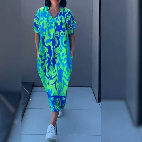 CLARICE | Elegant Floral Dress for a Graceful and Feminine Style