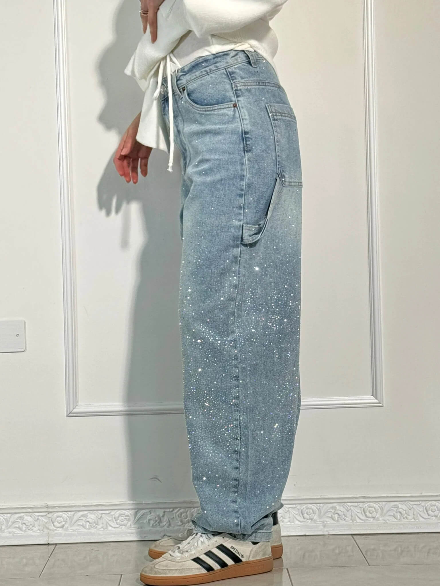 Lumi | Wide jeans for women – Fashion comfort with a sparkling accent