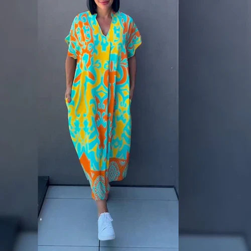 CLARICE | Elegant Floral Dress for a Graceful and Feminine Style