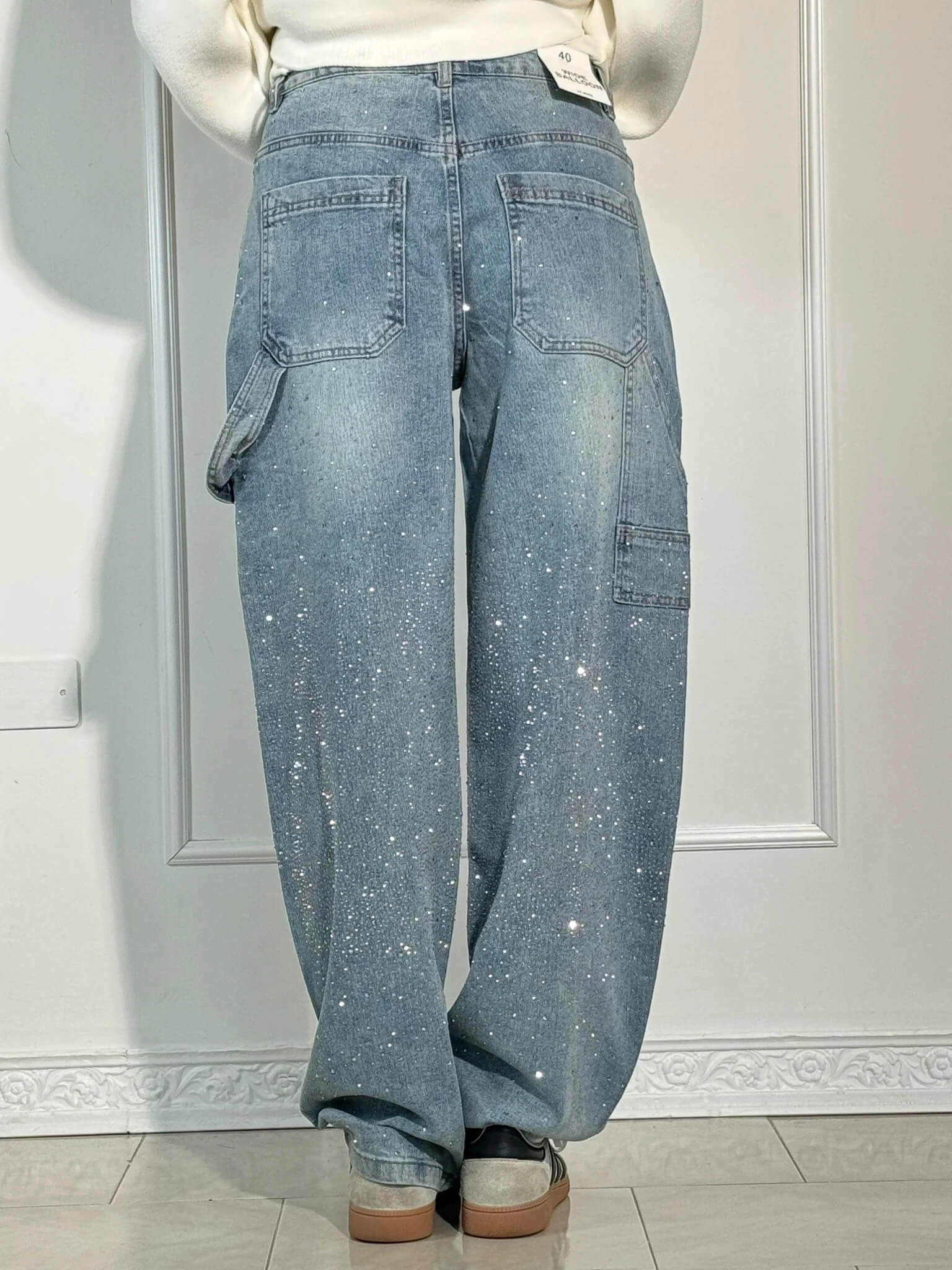 Lumi | Wide jeans for women – Fashion comfort with a sparkling accent