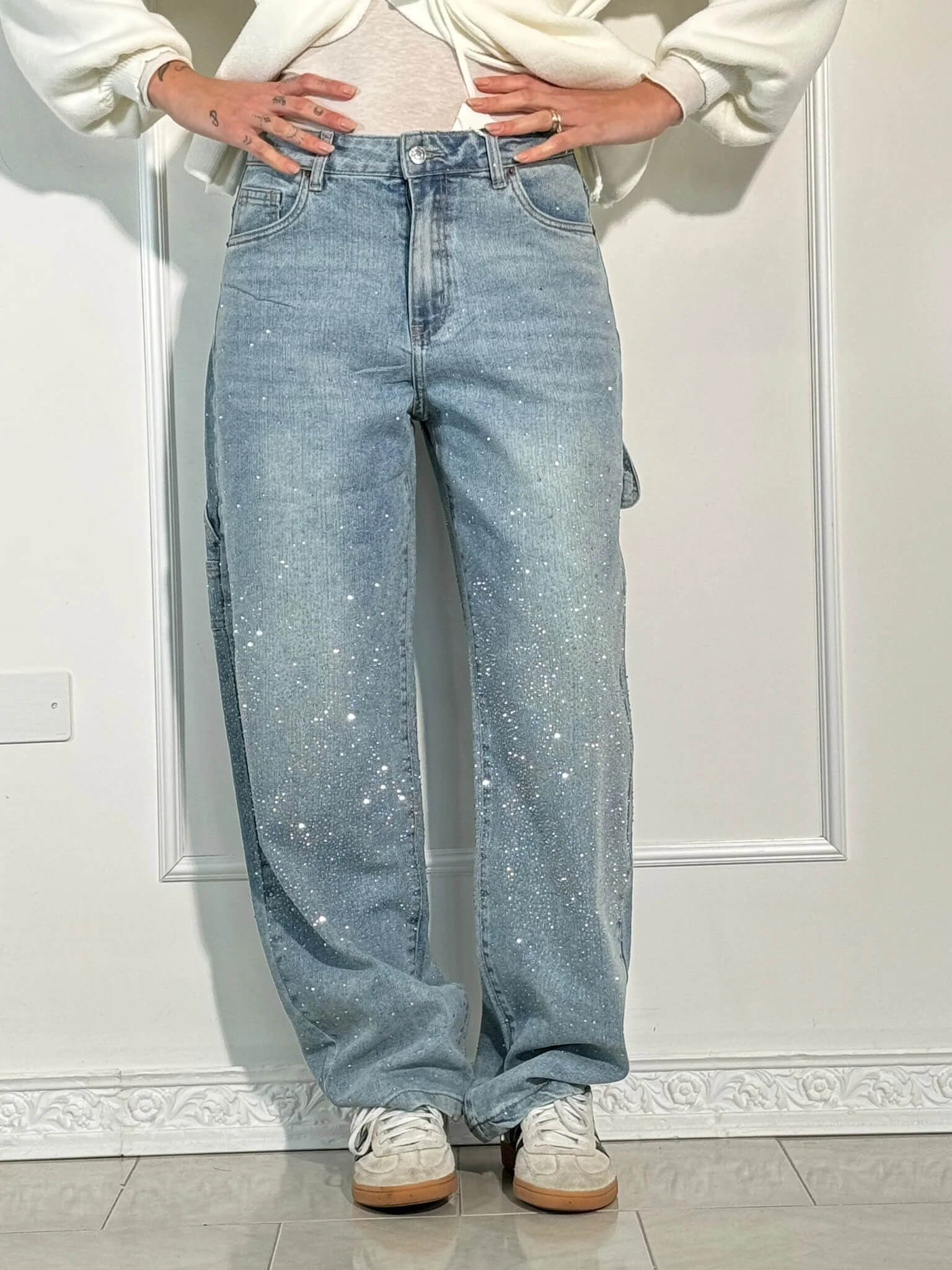 Lumi | Wide jeans for women – Fashion comfort with a sparkling accent