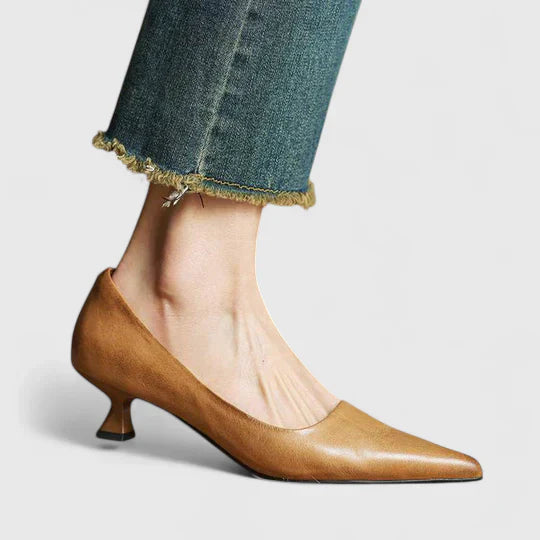 Nyah | Orthopedic Real Leather Heels