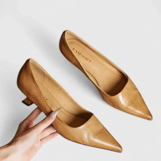 Nyah | Orthopedic Real Leather Heels