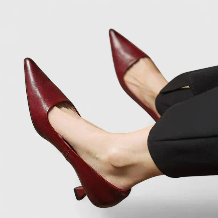 Nyah | Orthopedic Real Leather Heels
