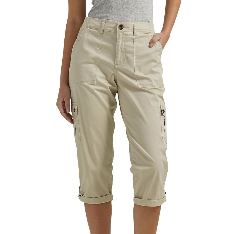 FRANCESCA | Capri Pants with Multiple Pockets and Comfortable Fit for Maximum Freedom of Movement